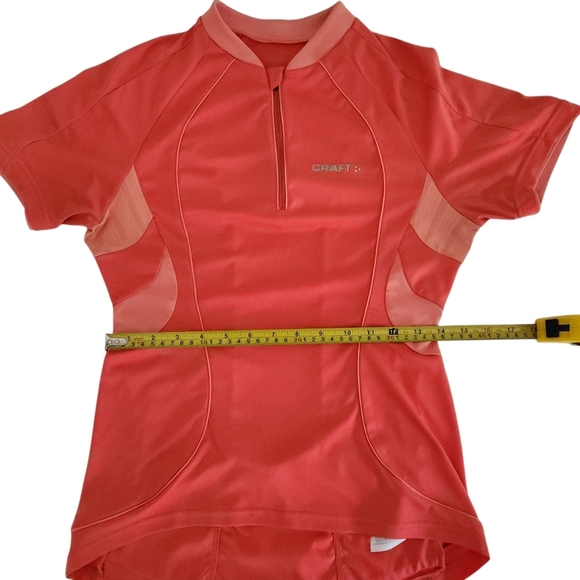 CRAFT Women's Cycling Jersey - coral pink (medium) - Picture 13 of 15